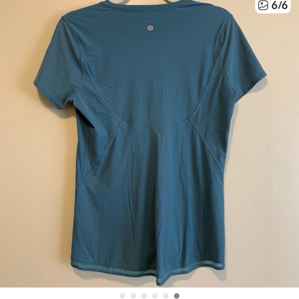 Lululemon Athletica Blue Short Sleeve Tee